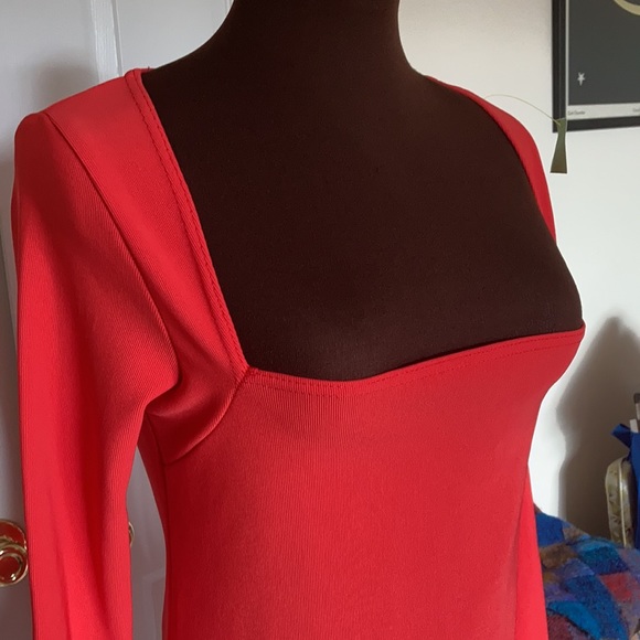 NastyGal Collection red dress - Picture 4 of 6